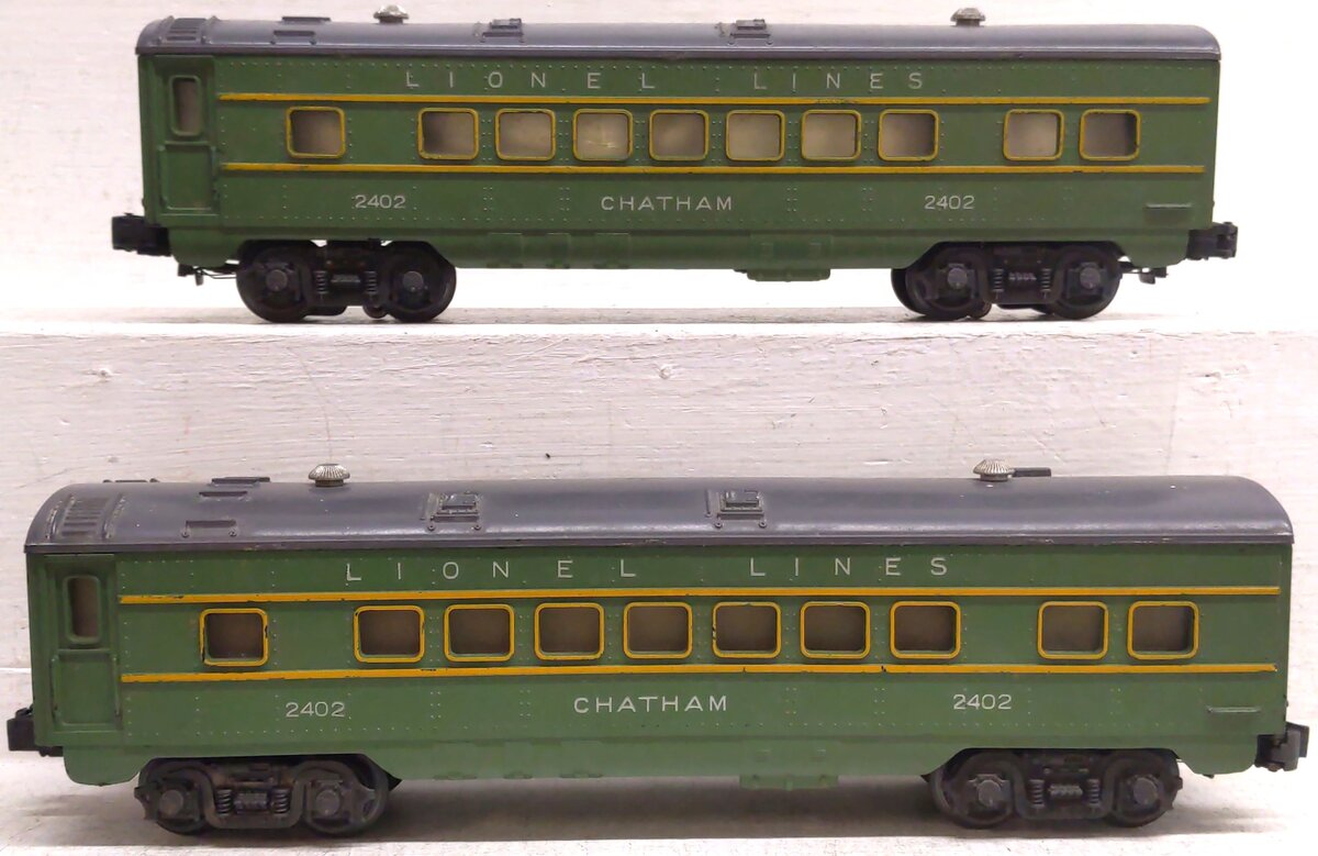 Lionel 2402 Vintage O Lionel Lines Green/Gray 