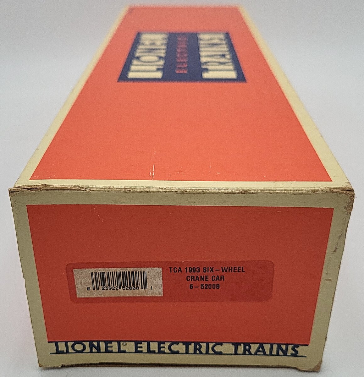 Lionel 6-52008 O Gauge Lionel Lines 6-Wheel Crane Car TCA 1993 EX/Box