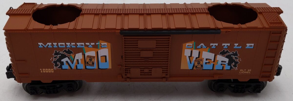 Lionel 6-16686 O Gauge Disney Mickey Mouse & Big Bad Pete Boxcar EX/Box