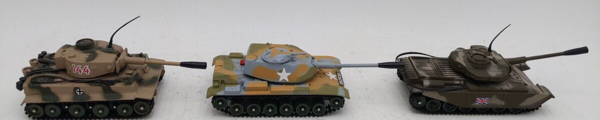 Corgi 1:48 Assorted Tanks Centurion MK III, M60 AI Medium Tank, Tiger 1 [3] EX
