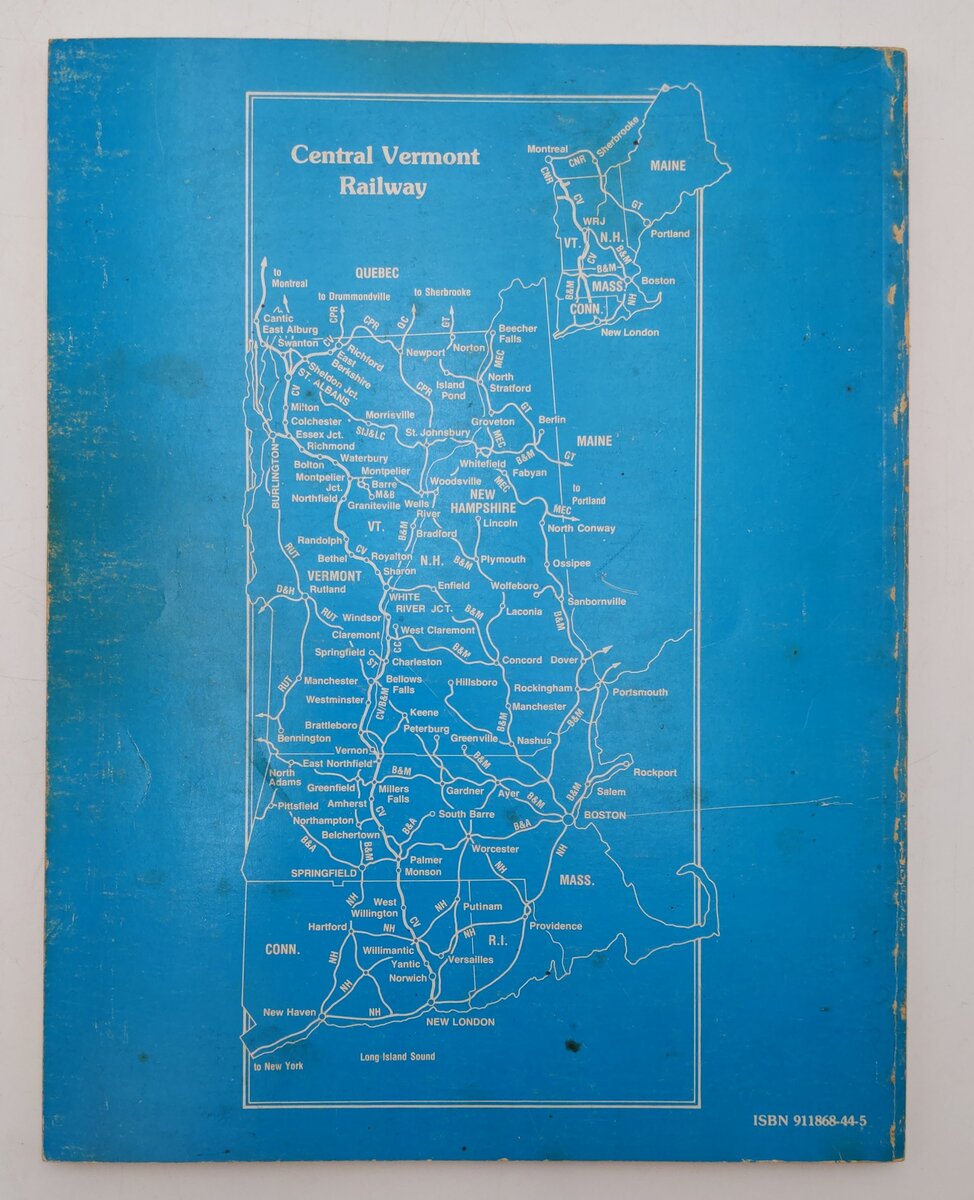 Central Vermont Railway Paperback Book By Edward H. Beaudette