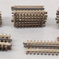 Atlas O Gauge Straight And Curved Track Sections #6010,6051,6053,6063 [23] EX