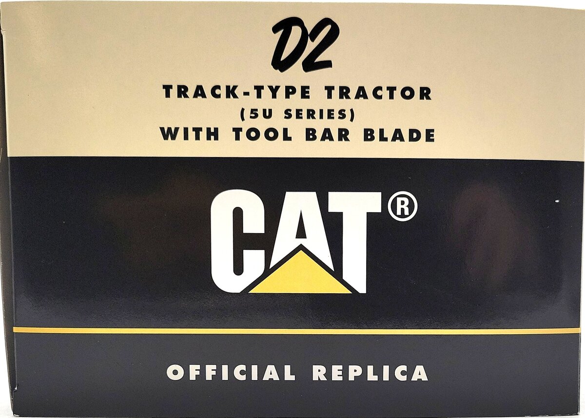 SpecCast CUST-782 1:16 Die-cast CAT D2 Track-Type Tractor w/ Tool Bar Blade EX/Box