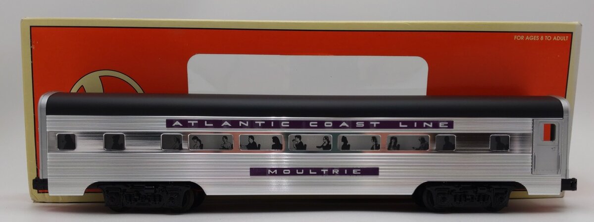 Lionel 6-19157 O Gauge Atlantic Coast Line Aluminum "Moultrie" Coach Car EX/Box