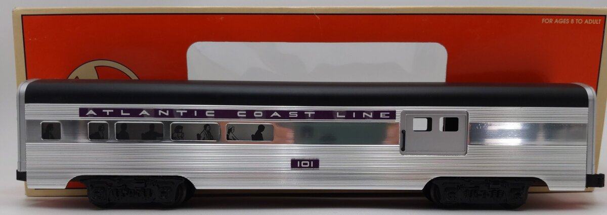 Lionel 6-19155 O Gauge Atlantic Coast Line Aluminum Combination Car #101 EX/Box