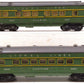 Lionel Vintage O Gauge Postwar Green/Gray Passenger Cars: 2401, 2402 [2]