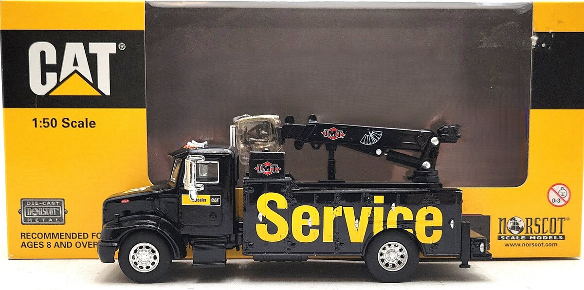 Norscot 55138 1:50 Caterpillar Black Dealer Service Truck NIB