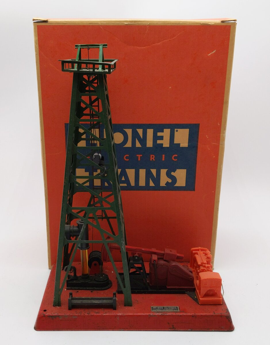 Lionel 6-2305 O Gauge Getty Operating Oil Derrick And Pump EX/Box