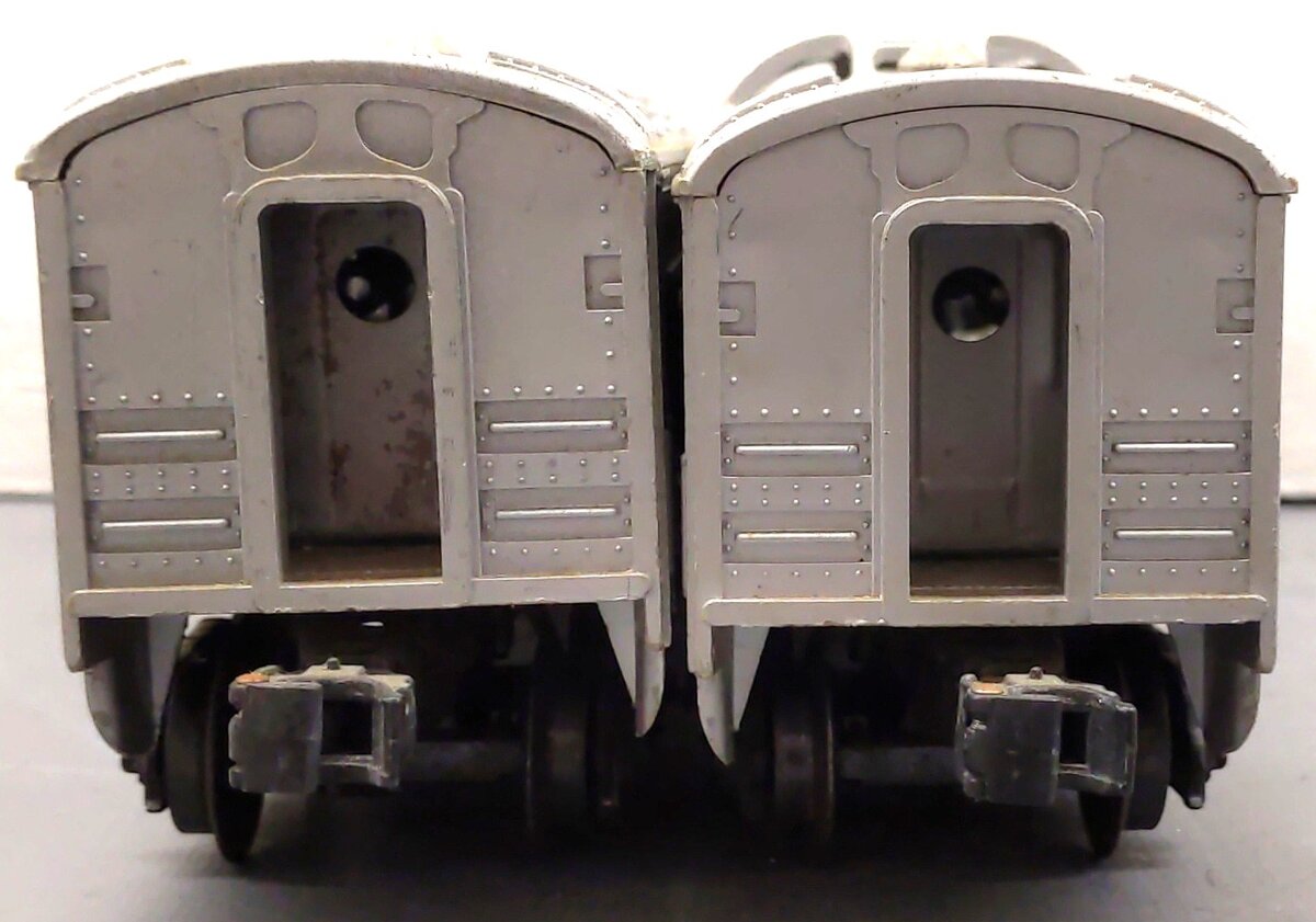 Lionel Vintage O Gauge Postwar "Santa Fe" Passenger Cars: 2412, 2414 [2] VG