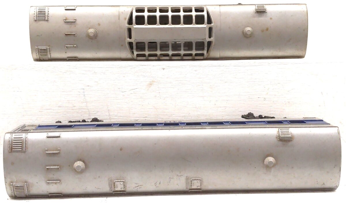 Lionel Vintage O Gauge Postwar "Santa Fe" Passenger Cars: 2412, 2414 [2] VG