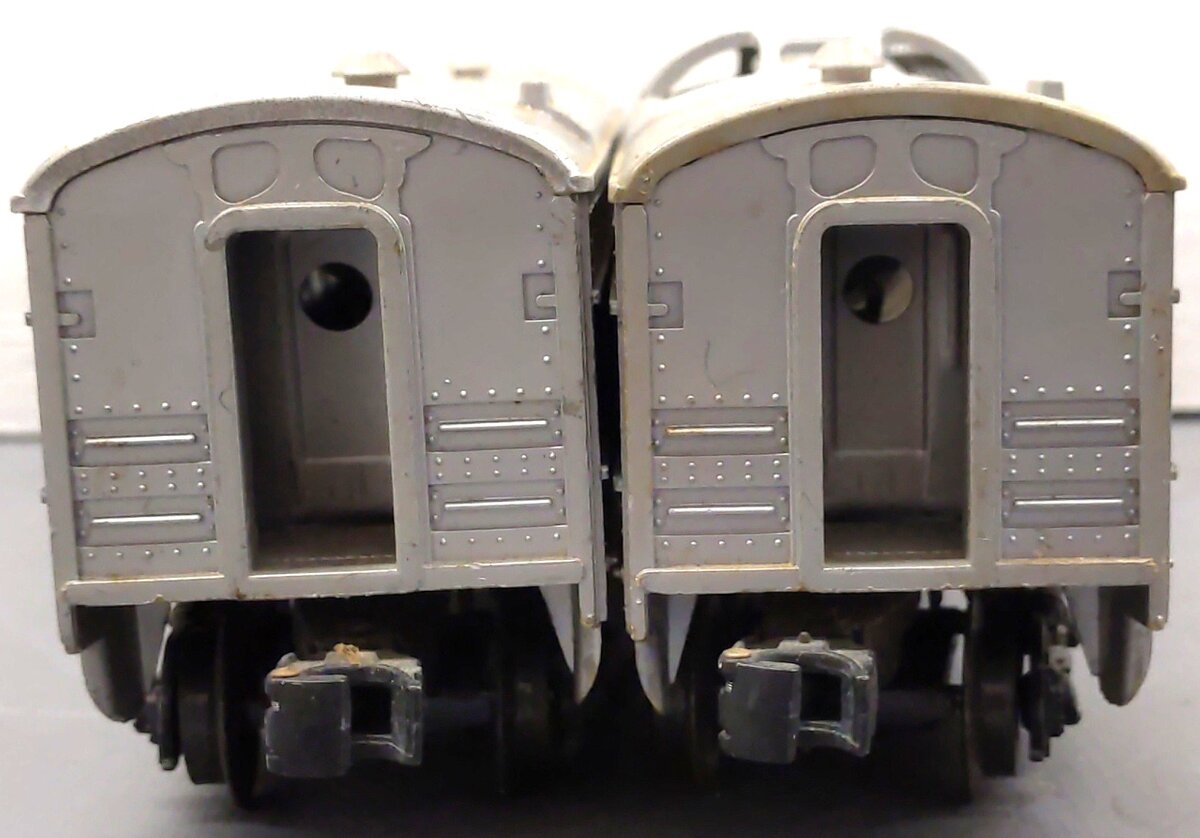 Lionel Vintage O Gauge Postwar "Santa Fe" Passenger Cars: 2412, 2414 [2] VG