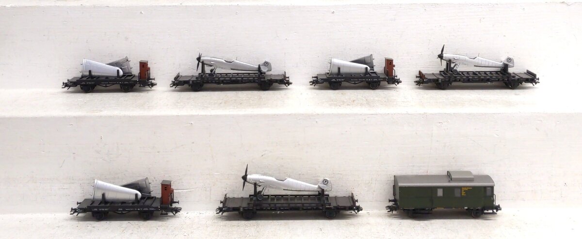 Marklin 45097 HO Scale Airplane Transport Car Set LN/Box