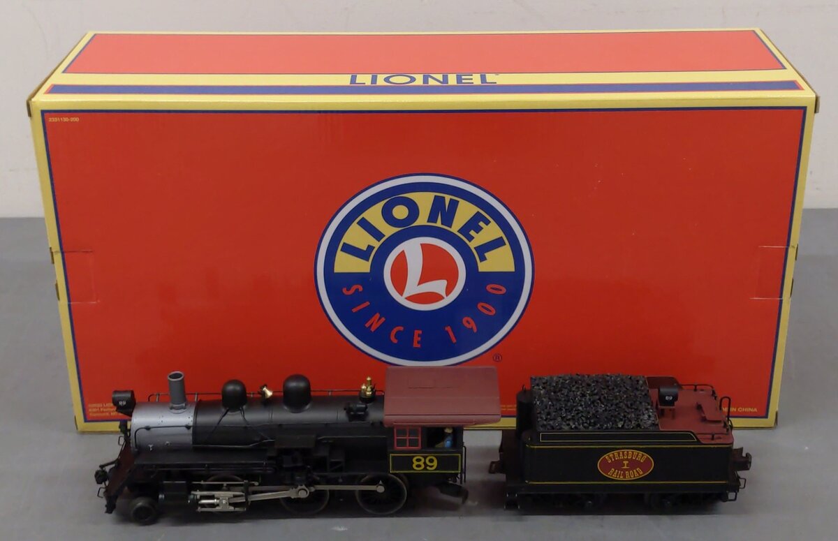 Lionel 2331170 O Strasburg Legacy 2-6-0 Steam Locomotive #89 EX/Box