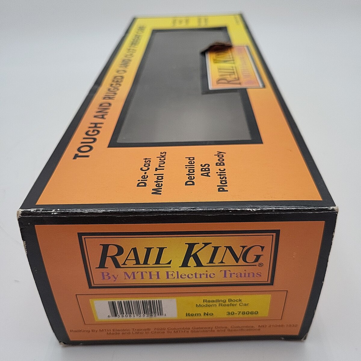 MTH 30-78060 O Gauge Reading Bock Modern Reefer Car #1989 VG/Box