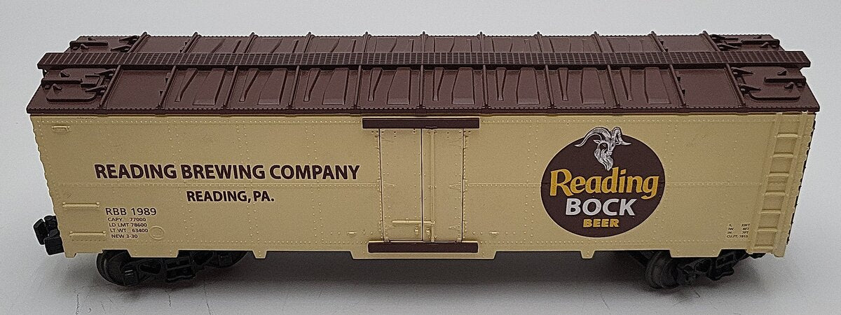 MTH 30-78060 O Gauge Reading Bock Modern Reefer Car #1989 VG/Box