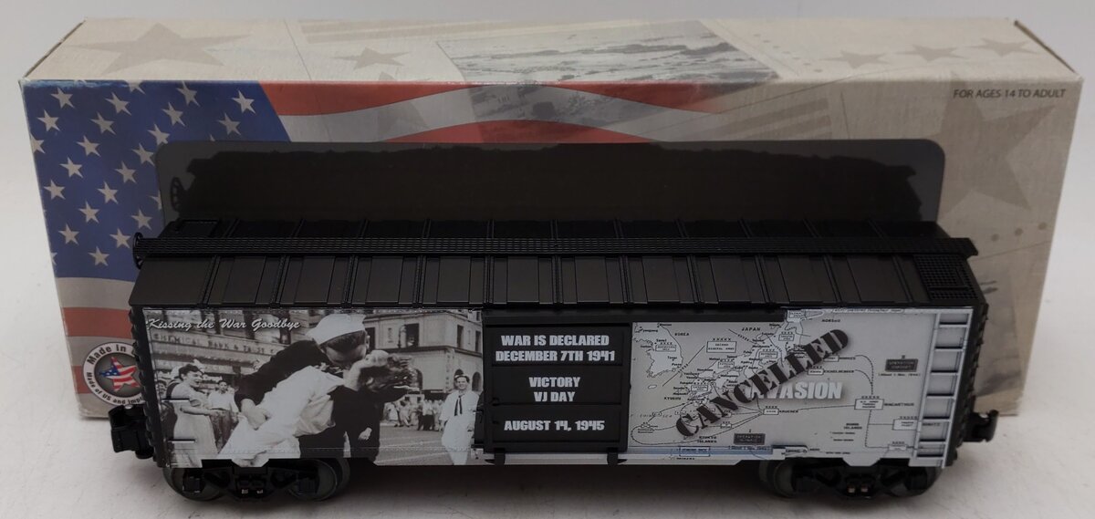 Lionel 1938210 Kiss the War Goodbye Boxcar EX/Box