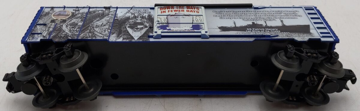 Lionel 1938240 O WWII Liberty Ships Boxcar EX/Box