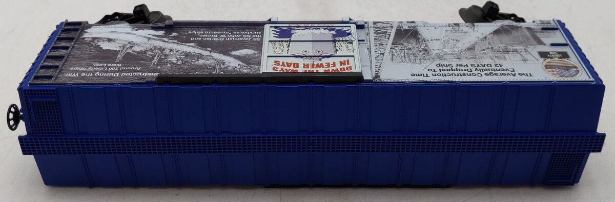 Lionel 1938240 O WWII Liberty Ships Boxcar EX/Box