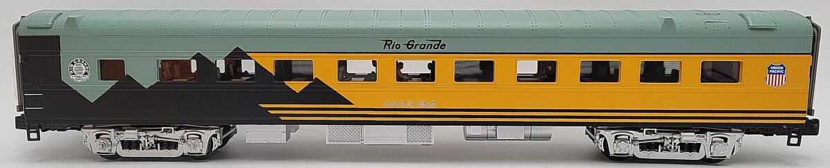 MTH 20-66176 70' ABS SLPR/Diner Pass. Denver Rio Grande Heritage Castle Peak LN/Box