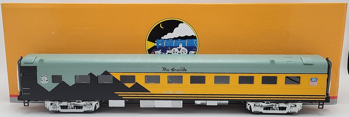 MTH 20-66176 70' ABS SLPR/Diner Pass. Denver Rio Grande Heritage Castle Peak LN/Box