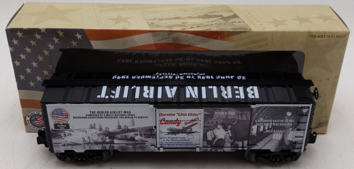 Lionel 2038090 O Candy Bombers MUSA Boxcar EX/Box