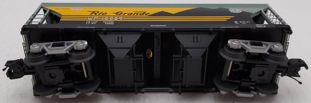 MTH 20-97649 O Denver Rio Grande U.P. Heritage 2-Bay Centerflow Hopper #15089 EX/Box