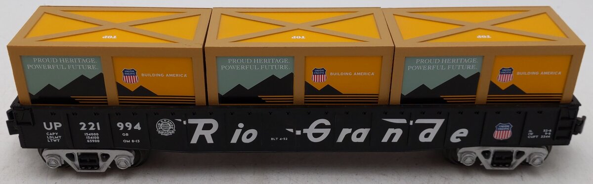 MTH 30-72113 O DRG Gondola w/Crates EX/Box