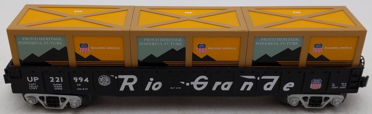 MTH 30-72113 O DRG Gondola w/Crates EX/Box