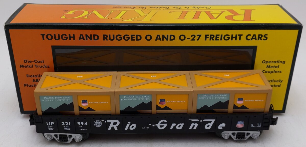 MTH 30-72113 O DRG Gondola w/Crates EX/Box
