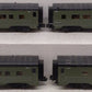 MTH 30-67141 O Pittsburgh & Lake Erie 60' Streamlined Passenger Set (Set of 4) EX/Box