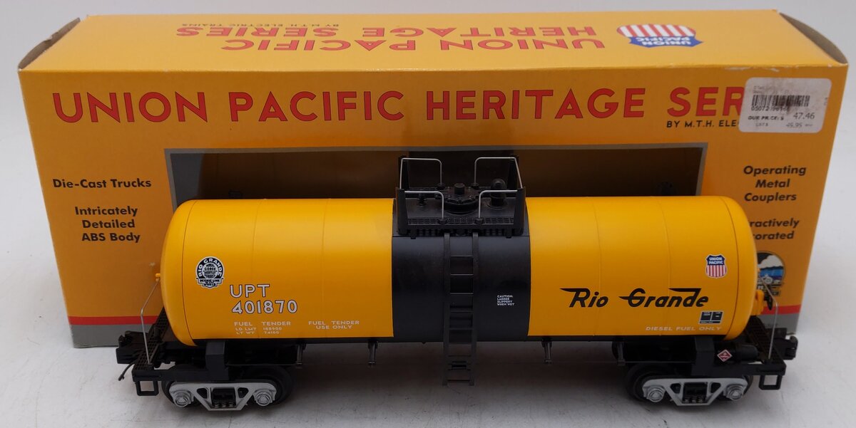 MTH 20-96168 O Denver Rio Grande Heritage Tank Car #401989 EX/Box