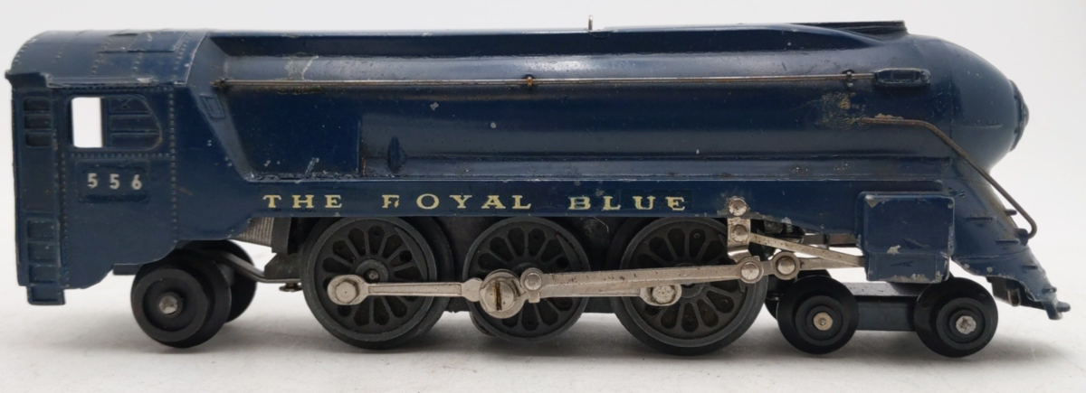 American Flyer 556 Vintage O Gauge Royal Blue 4-6-2 Steam Locomotive & Tender/Box