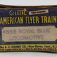 American Flyer 556 Vintage O Gauge Royal Blue 4-6-2 Steam Locomotive & Tender/Box