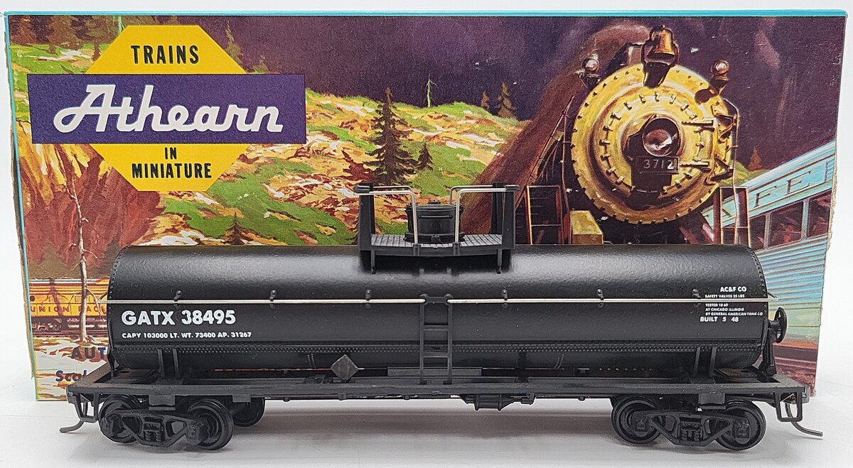 Athearn HO Scale GATX Tank Car #38495 LN/Box