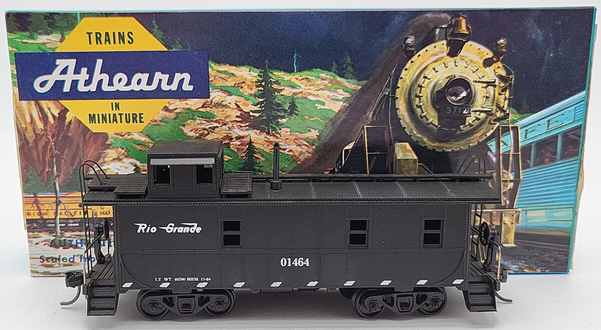 Athearn HO Scale Rio Grande 34' Caboose #01464 LN/Box