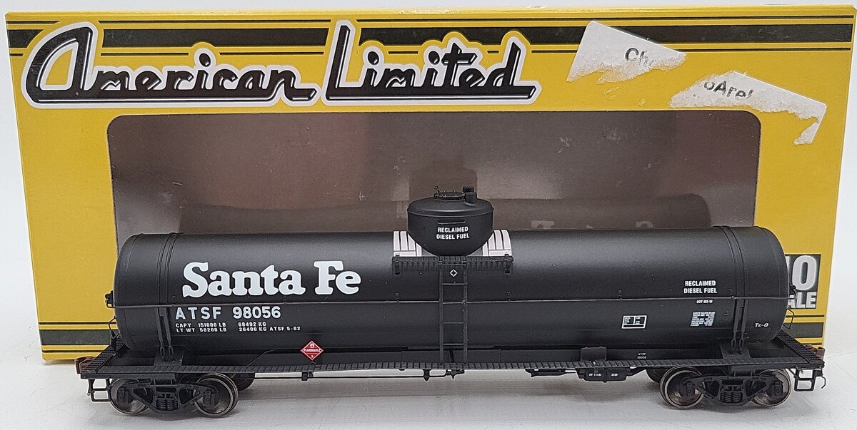 American Limited Models 1957 HO Atchison Topeaka Santa Fe Tk-0 Tank #98056