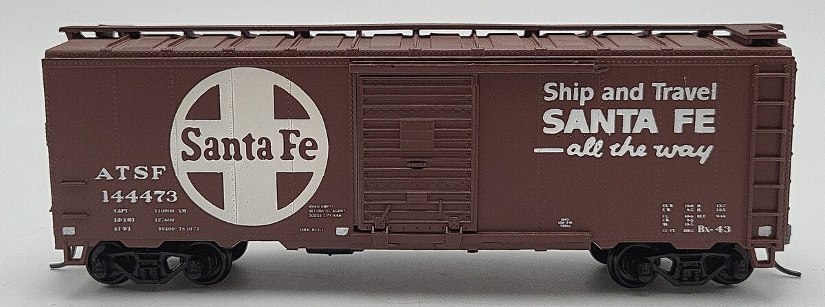 Athearn HO Scale ATSF Boxcar #144473 LN/Box