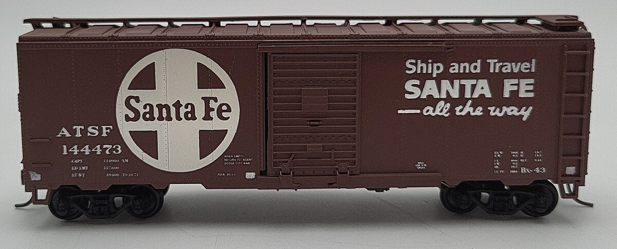 Athearn HO Scale ATSF Boxcar #144473 LN/Box