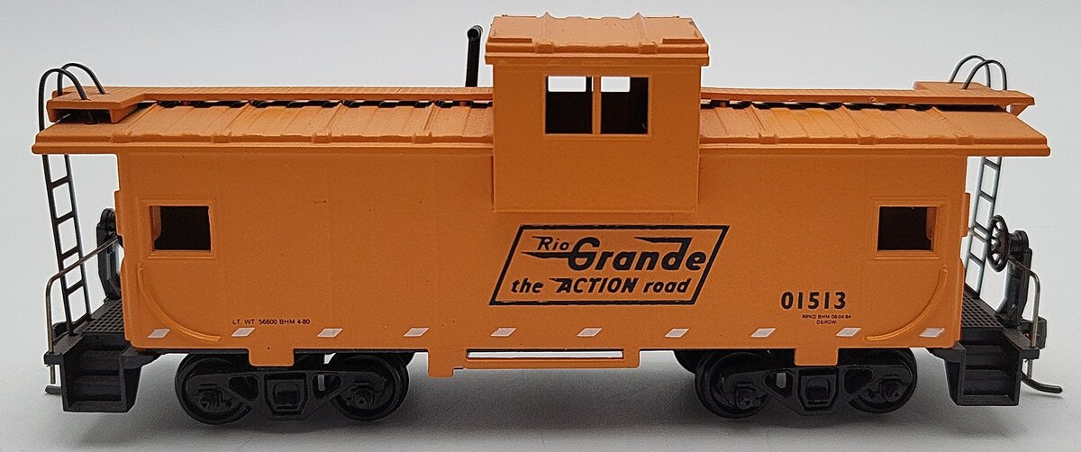 Athearn 7501 HO Scale Rio Grande Wide Vision Caboose #01513 LN/Box
