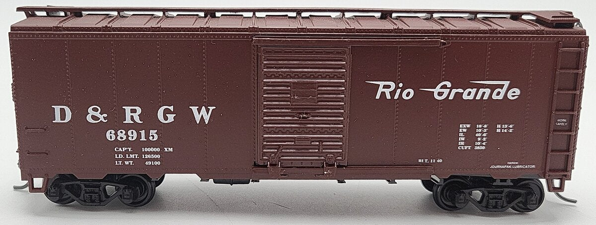 Athearn HO Scale D&RGW Rio Grande Boxcar #68915 LN/Box
