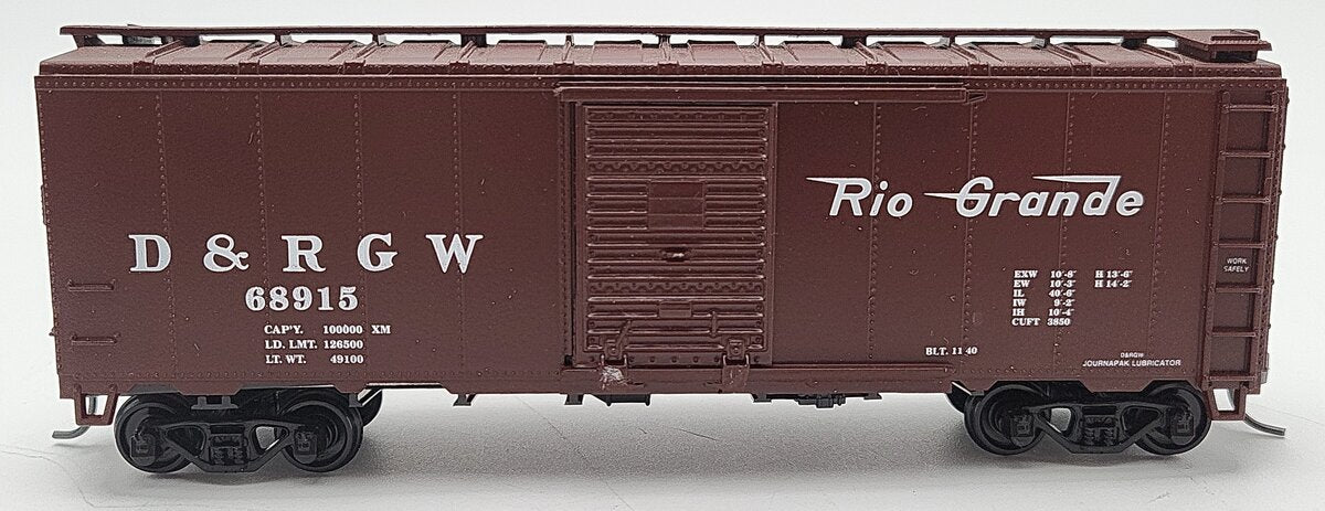 Athearn HO Scale D&RGW Rio Grande Boxcar #68915 LN/Box