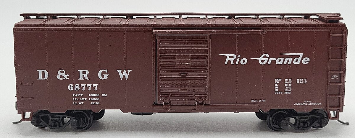 Athearn HO Scale D& RGW Rio Grande Boxcar #68777 LN/Box
