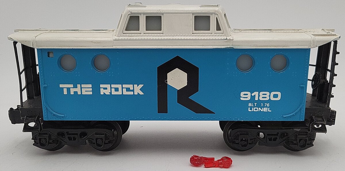 Lionel 6-9180 O Rock Island N5C Lighted Caboose VG