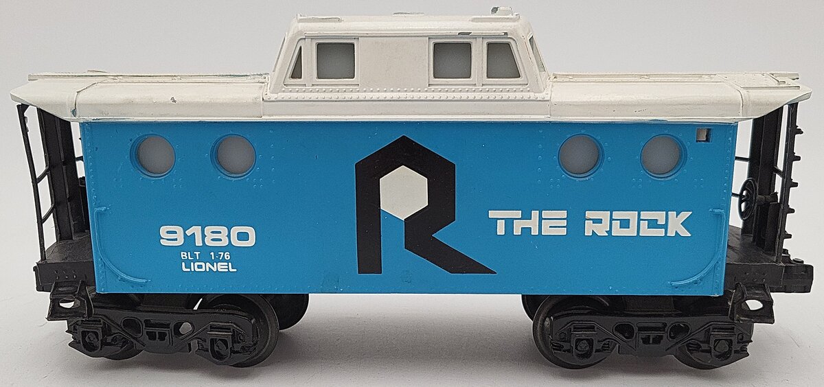 Lionel 6-9180 O Rock Island N5C Lighted Caboose VG