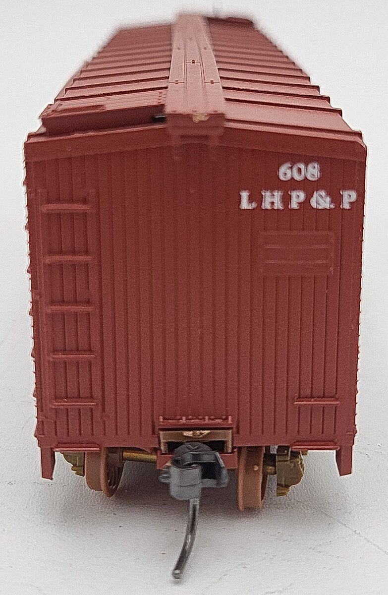 Walthers HO Scale Laramie Plains Line LHP&P Boxcar #608 EX/Box