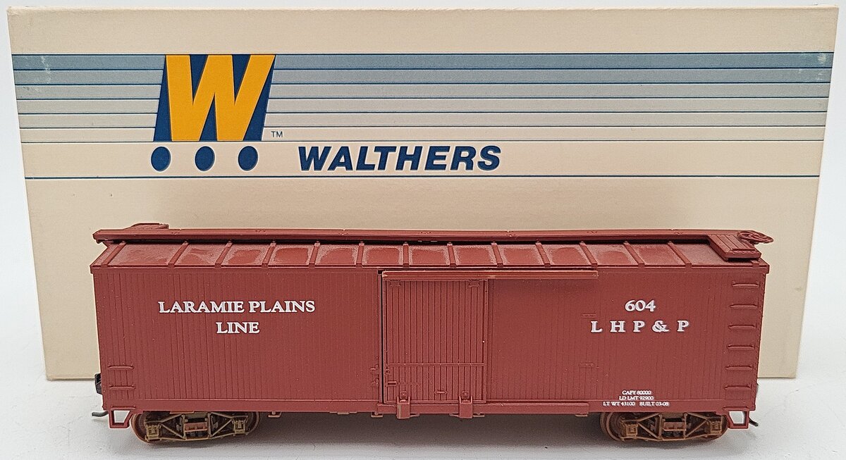 Walthers HO Scale Laramie Plains Line LHP&P Boxcar #604 LN/Box