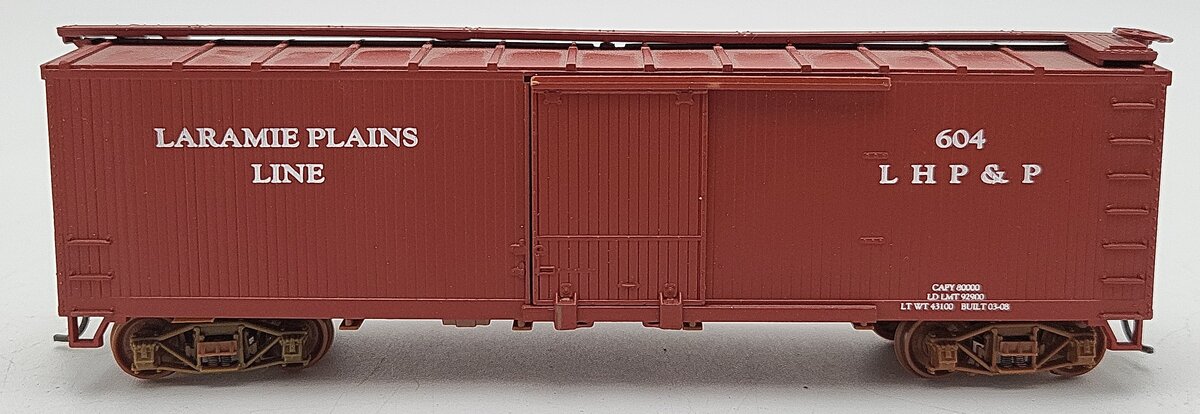Walthers HO Scale Laramie Plains Line LHP&P Boxcar #604 LN/Box
