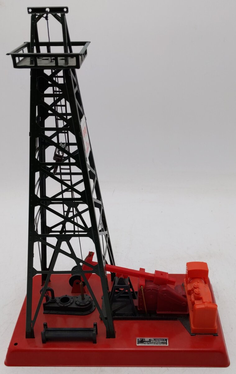 Lionel 6-2305 O Gauge Getty Operating Oil Derrick And Pump EX/Box