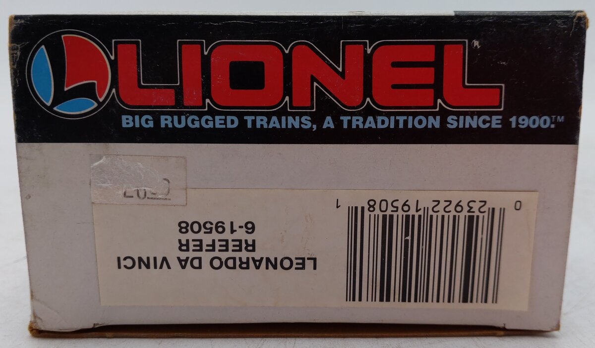 Lionel 6-19508 O Gauge Leonardo Da Vinci Reefer Car EX/Box