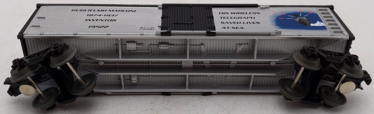 Lionel 6-19522 O Gauge Gugliemo Marconi Woodside Refrigerator Car EX/Box